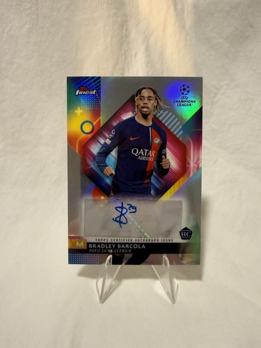 Bradley Barcola 2023 Topps Finest Refractor