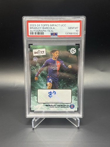 Bradley Barcola 2023 Topps Impact Teal /10