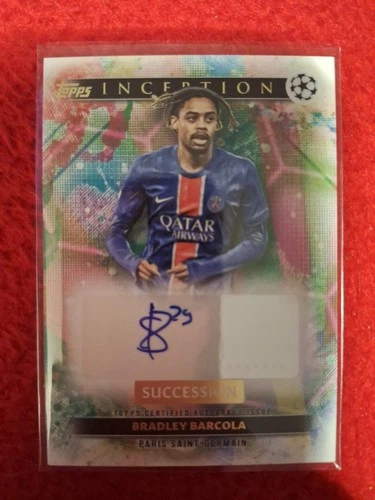 Bradley Barcola 2024 Topps Inception /25