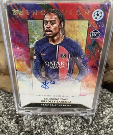 Bradley Barcola 2023 Topps Inception /75