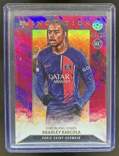 Bradley Barcola 2023 Topps Inception UEFA /25