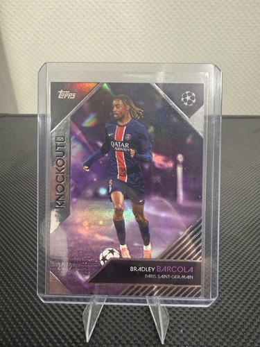Bradley Barcola 2025 Topps Knockout /25
