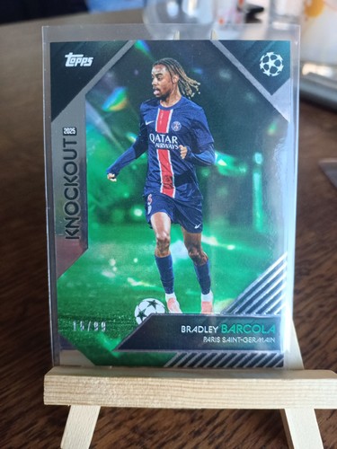 Bradley Barcola 2024 Topps Knockout Green /99