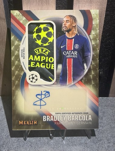 Bradley Barcola 2024 Topps Merlin Chrome 1/1