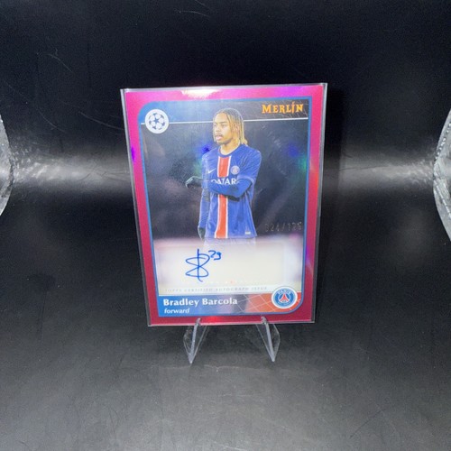 Bradley Barcola 2024 Topps Merlin Chrome /125
