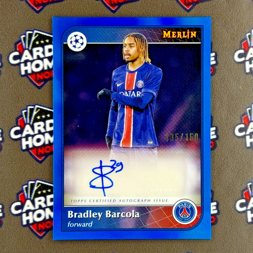 Bradley Barcola 2024 Topps Merlin Chrome /150