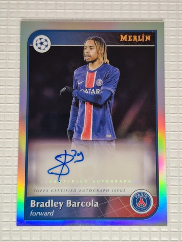 Bradley Barcola 2024 Topps Merlin Chrome