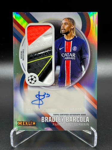 Bradley Barcola 2024 Topps Merlin Chrome