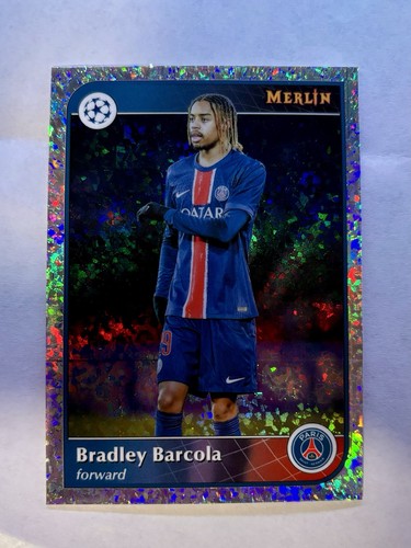 Bradley Barcola 2024 Topps Merlin Chrome Diamond Refractor