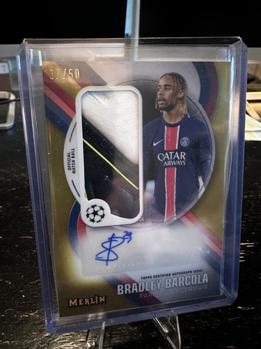 Bradley Barcola 2024 Topps Merlin Chrome Gold /50