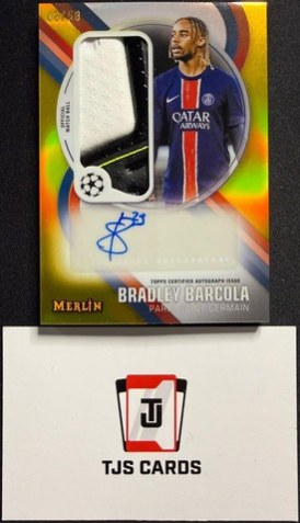 Bradley Barcola 2024 Topps Merlin Chrome UCC