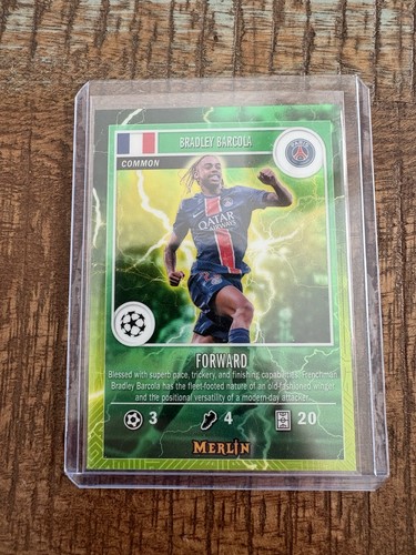 Bradley Barcola 2024 Topps Merlin Chrome Verde #MG-33