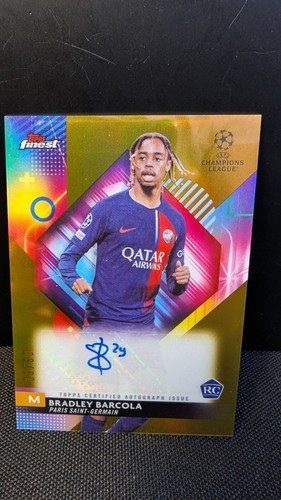 Bradley Barcola 2024 Topps Miglior Calcio /50