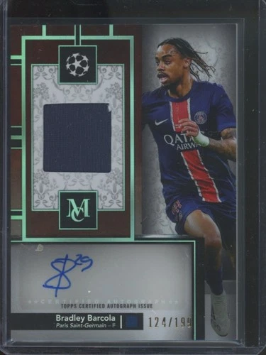 Bradley Barcola 2024 Topps Museo Club Fútbol /199