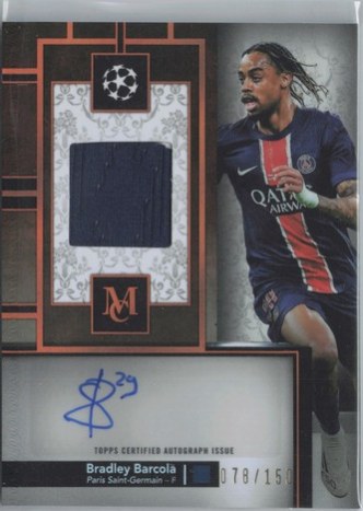 Bradley Barcola 2024 Topps Museum /150