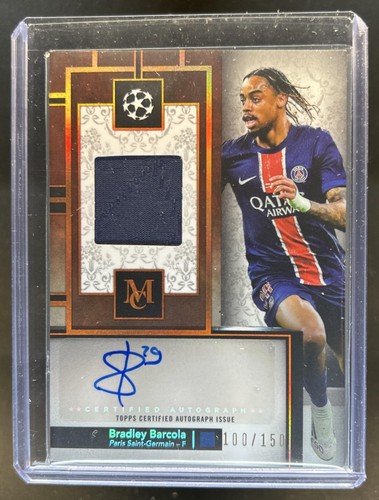 Bradley Barcola 2024 Topps Museum Collection Citrine /150
