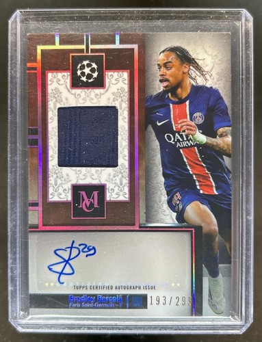 Bradley Barcola 2024 Topps Museum Rose Quartz /299
