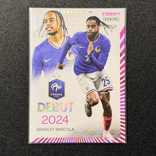 Bradley Barcola 2025 Panini Eternity Bleus Magenta /25 /25