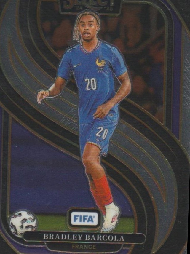 Bradley Barcola 2024 Panini Select FIFA