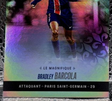 Bradley Barcola 2025 Topps Paris Saint-Germain Champions d'Europe /50