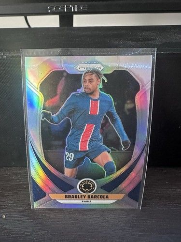 Bradley Barcola 2024 Panini Prizm Club World Cup Silver Prizm