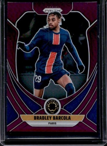 Bradley Barcola 2025 Panini Prizm Purple /125