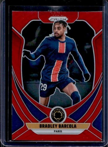 Bradley Barcola 2025 Panini Prizm Red /199