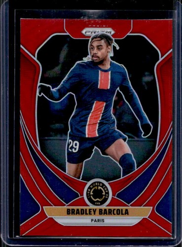 Bradley Barcola 2025 Panini Prizm Red /199