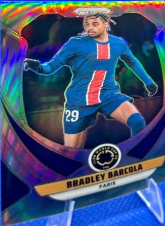Bradley Barcola 2025 Panini Prizm Silver Prizm