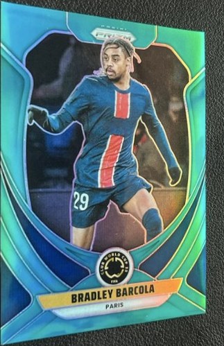 Bradley Barcola 2025 Panini Prizm Teal Prizm /99