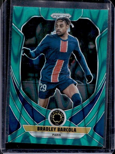 Bradley Barcola 2025 Panini Prizm Teal Seismic /49