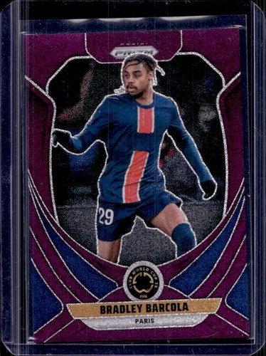 Bradley Barcola 2025 Panini Prizm Viola Glitter /25