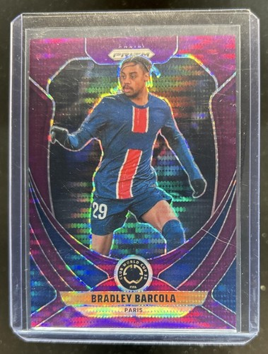 Bradley Barcola 2025 Panini Prizm Viola Pulsar /75
