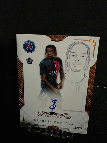 Bradley Barcola 2024 Topps PSG /25