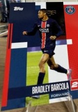 Bradley Barcola 2024 Topps PSG Team Set 1/1