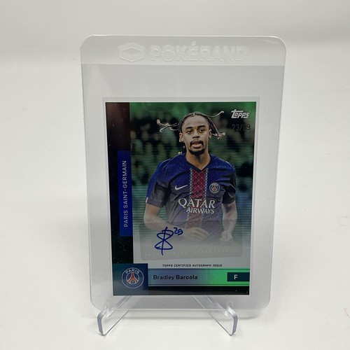 Bradley Barcola 2025 Topps PSG Team Set 23/99