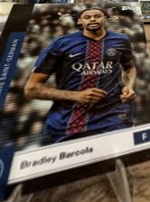 Bradley Barcola 2025 Topps PSG Team Set /5