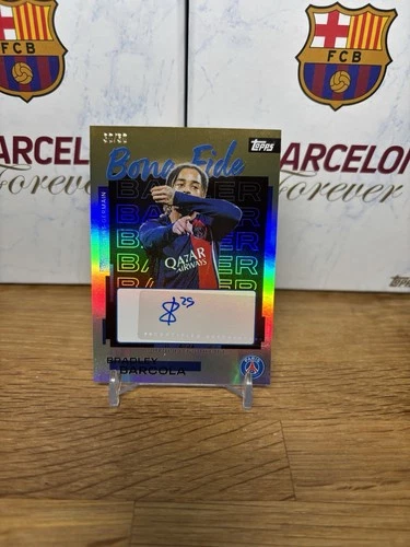 Bradley Barcola 2025 Topps PSG Team Set /50