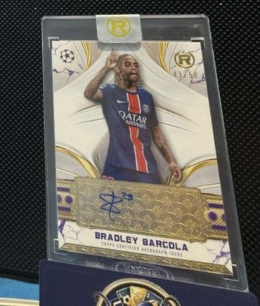 Bradley Barcola 2024 Topps Reverence Purple /50