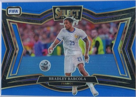 Bradley Barcola 2024 Panini Select Blue Prizm
