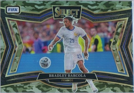 Bradley Barcola 2024 Panini Select Camo Prizm /135