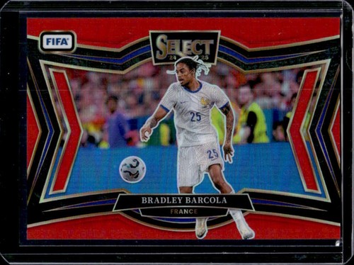 Bradley Barcola 2024 Panini Select Field Red