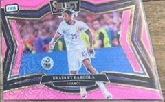 Bradley Barcola 2024 Panini Select FIFA Pink /59