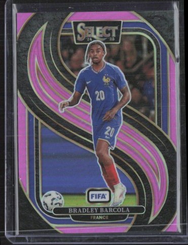 Bradley Barcola 2024 Panini Select Pink /59