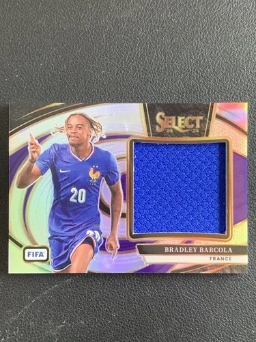 Bradley Barcola 2024 Panini Select Plateada