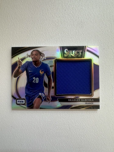 Bradley Barcola 2024 Panini Select Silver Prizm