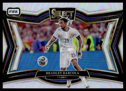 Bradley Barcola 2024 Panini Select Silver Prizm #203