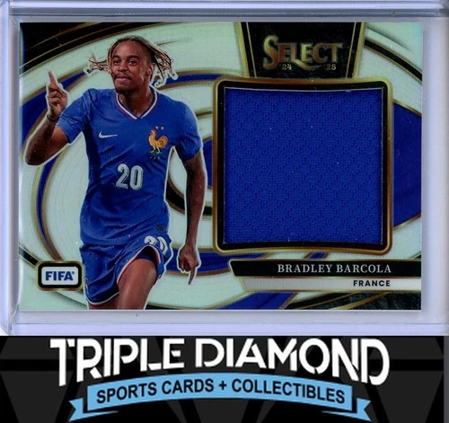 Bradley Barcola 2024 Panini Seleziona FIFA Argento Prizm