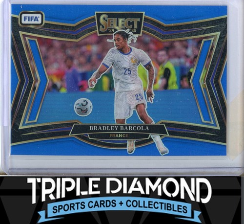 Bradley Barcola 2024 Panini Seleziona FIFA Blu Prizm