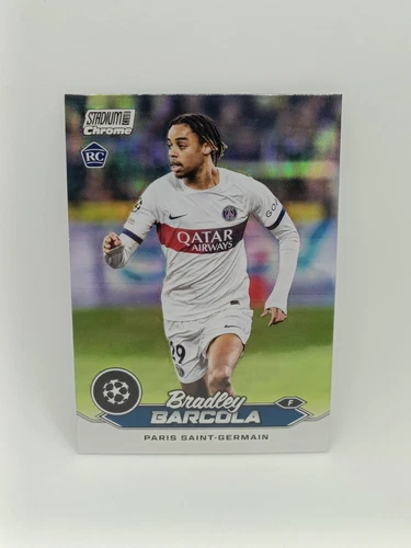 Bradley Barcola 2024 Topps Stadium Club Refractor